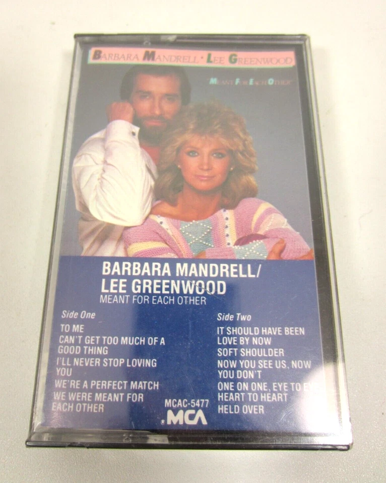 Barbara Mandrell & Lee Greenwood Meant For... Cassette Tape Country NEW/ Sealed - Image 2 of 4