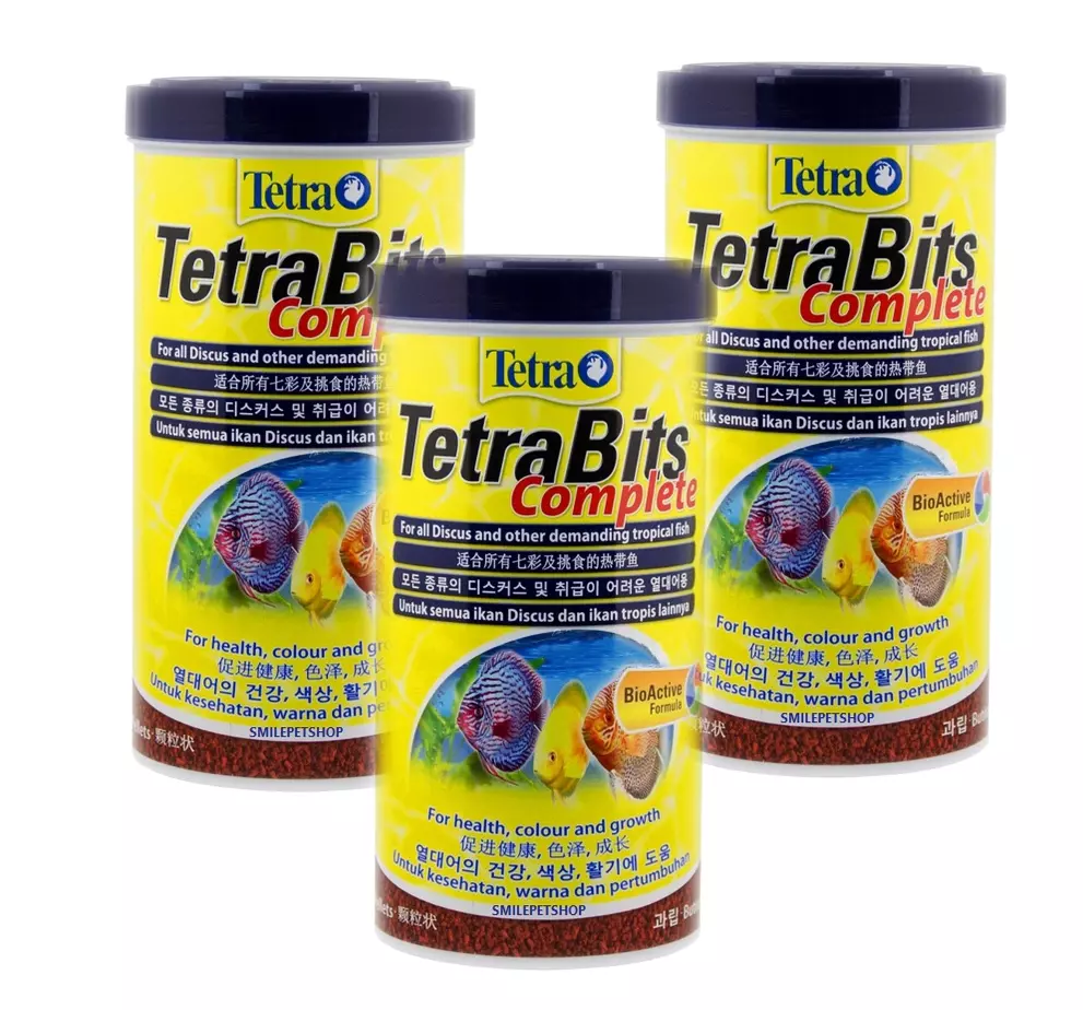 Tetra Bits Complete Fish Food 100 ml All Discus Tropical Color