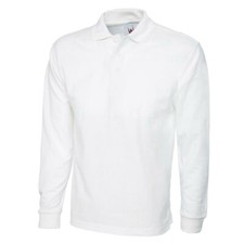 Image of Longsleeve Poloshirt by Uneek UC113 Men's Unisex Polo Shirt - XS to 4XL