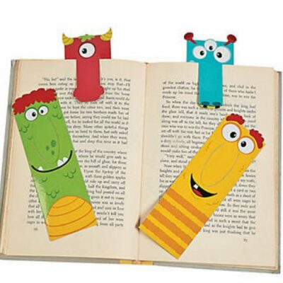 12er Pack - Große Nase Monster Lesezeichen - Lehrer Lesen Party Tasche Füllung
