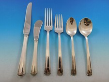 John and Priscilla by Westmorland Sterling Silver Flatware Set 12 Service 78 pcs