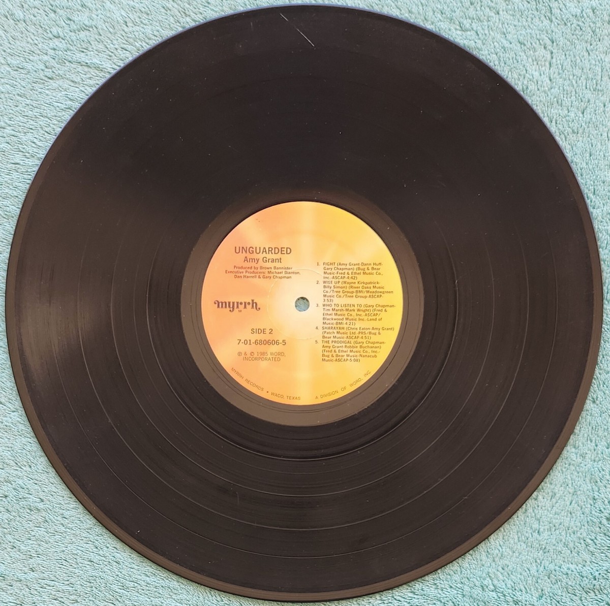 Amy Grant Unguarded LP 1985 Vinyl Album - Love Of Another Kind