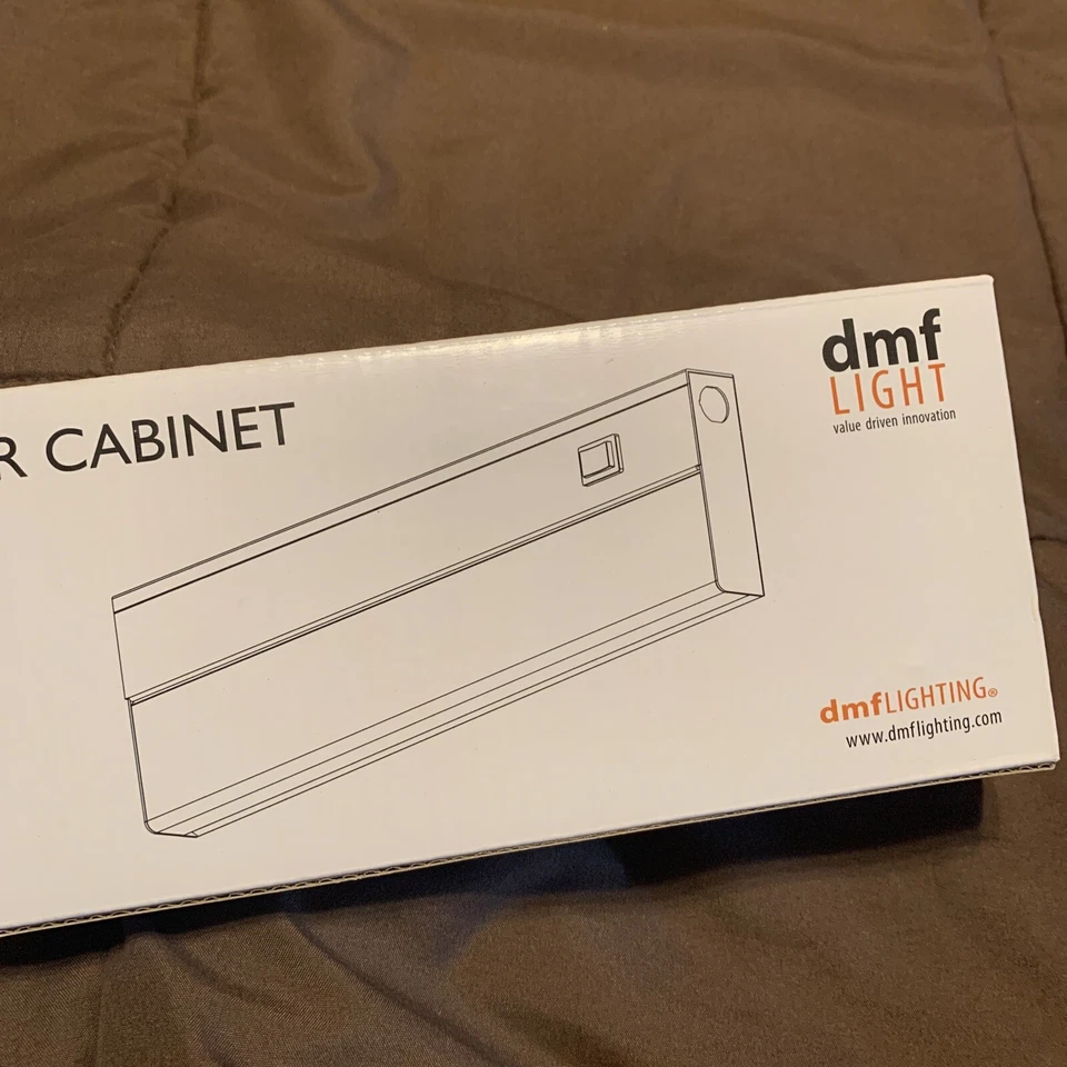 DMF 12” Delgado Fluorescente Bajo Armario Luz 8W T5 Lámpara Incluida Foto 3 de 4