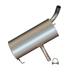 Stainless Steel Rear Exhaust Muffler fits: 2007-2012 Caliber Compass Patriot