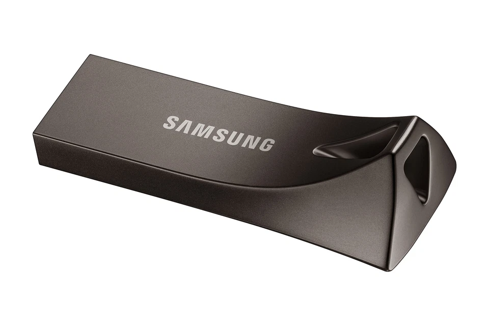 SAMSUNG BAR Plus 64GB - 300MB/s USB 3.1 Flash Drive Titan Gray (MUF-64BE4/AM) - Image 2 of 4