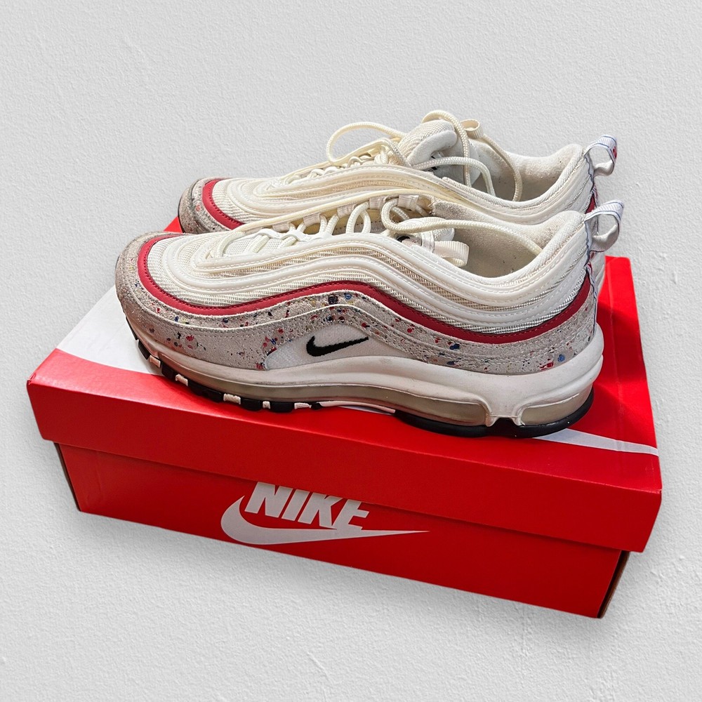 2018 Nike Air Max 97 Men's Size 8 Rare Paint Splatter Colorway 312834-102