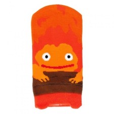Japan Studio Ghibli Howl's Moving Castle Puppet Calcetines Calcifer 13-19 cm Naranja