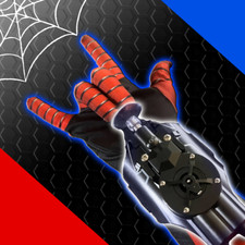 WEB LAUNCHER String Shooter Hero Toy Gadgets Electric Reel-In Spider Webs