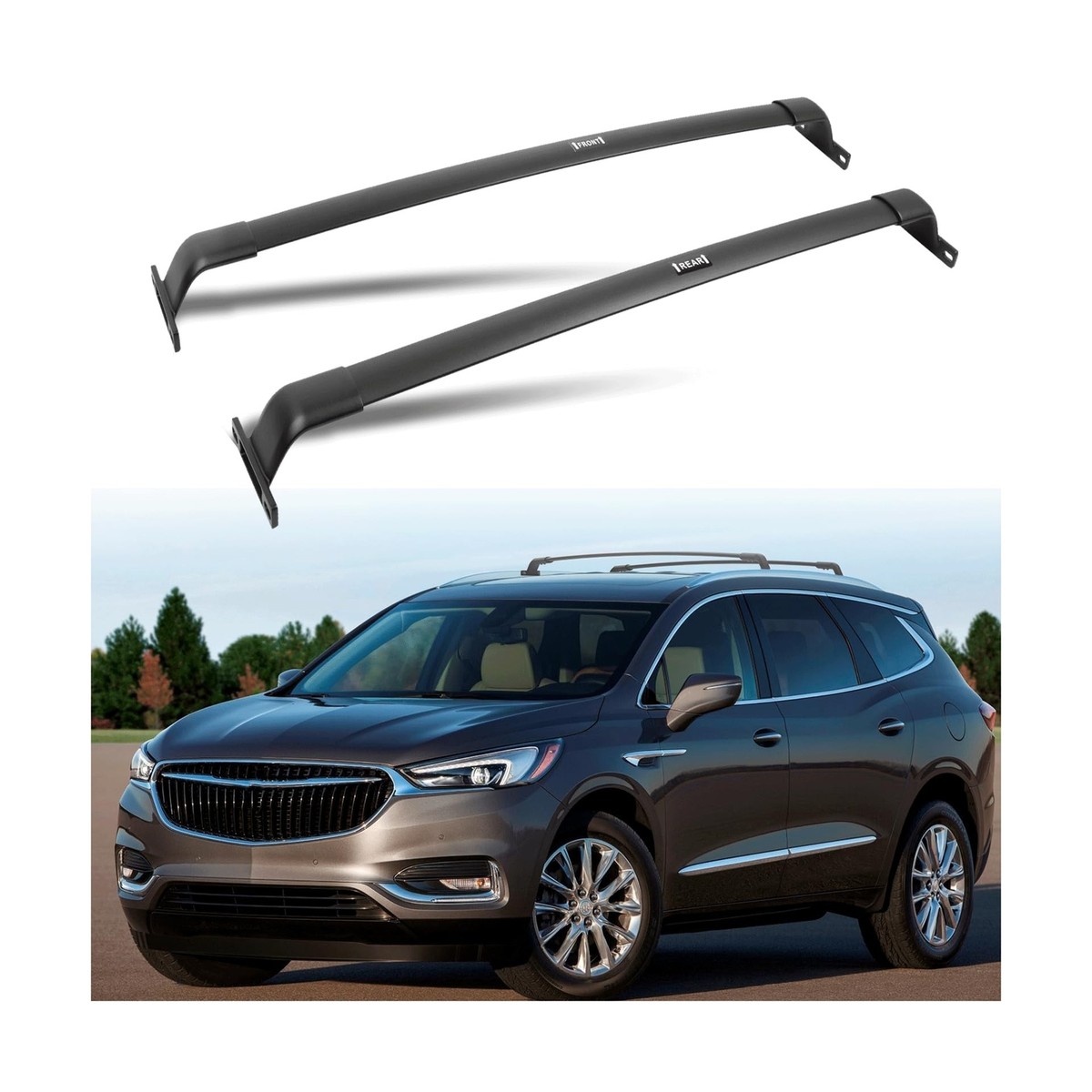 Roof Rack Cross Bars BUICK ENCLAVE 2018 2019 2020 2021