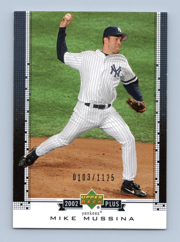 2002 Upper Deck UD Plus Hobby UD42 Mike Mussina SN /1125 - Image 3 of 4