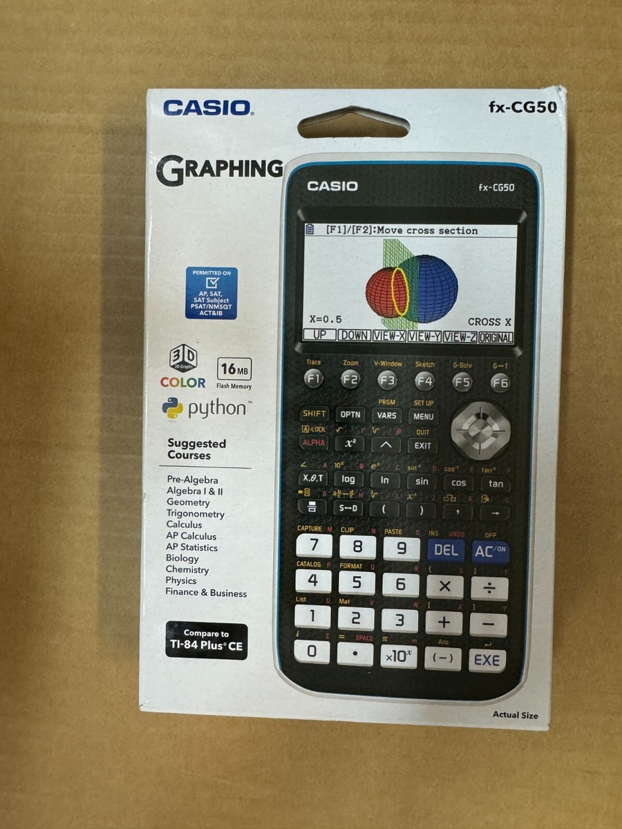 Buy Casio FX-CG50 Graphing Calculator - Black online | eBay