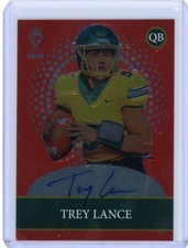 2021 Onyx Gems Trey Lance purple autograph /10