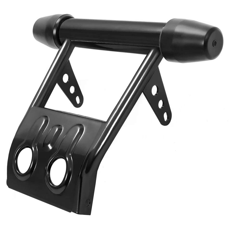 For Suzuki Quadracer 450 LTR450 2x4 Front Bumper Guard + Rubber End Caps Black - Image 3 of 4