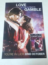 LUCKY YOU ERIC BANA DREW BARRYMORE  ORIGINAL POSTER Video Shop DVD 42x59.2cm