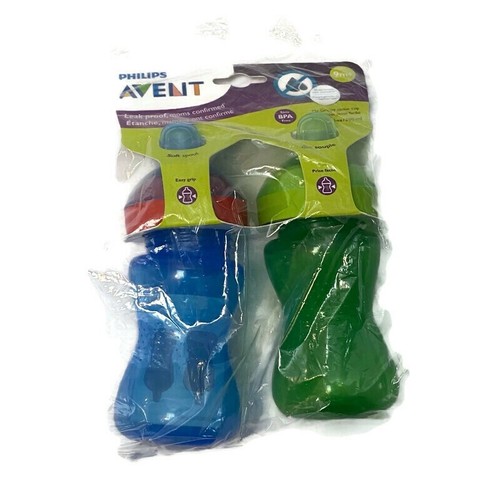 Philips Avent My Grippy Spout Cup Multicolored BPA Free 10 Oz Set Of 2 A3 - 第 3/8 張圖片