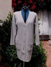 Norma Kamali VTG French Terry jacket M L serious shoulders - or not 