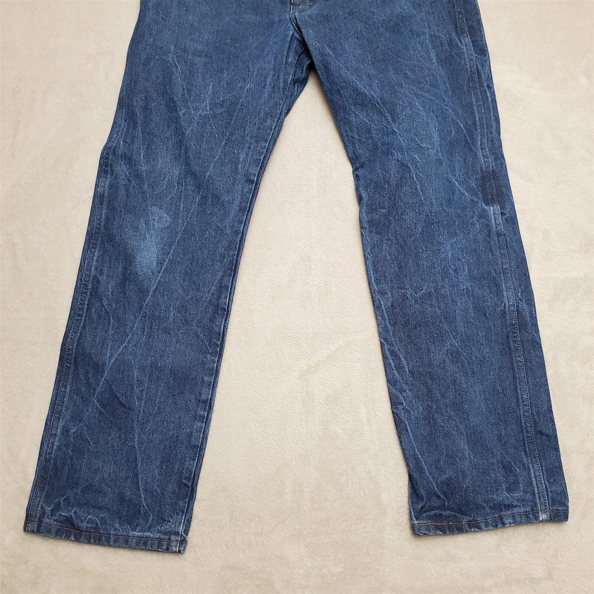 Vintage Wrangler Jeans Men 36x30 Blue Denim Pants 13MWZ Western