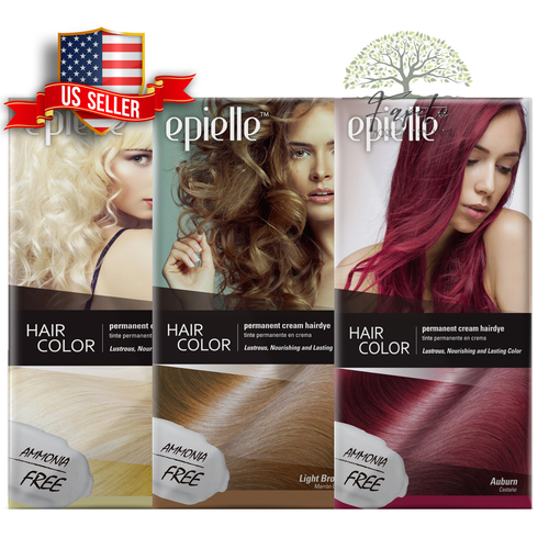 🆕epielle® Hair Color Permanent Dye for Women,2 PACK, AMMONIA FREE! 🇺🇸