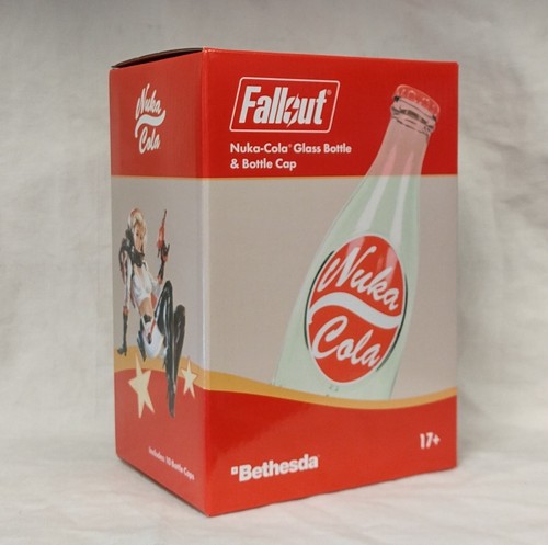 Fallout Bottle Series Replica Glass Bottle Nuka Cola Clear - new - Imagen 2 de 3