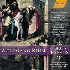 Wolfgang Rihm: Deus Passus (CD, Apr-2001, 2 Discs, Haenssler)