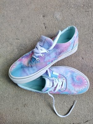 Vans Authentic Pastel Tie Dye Low Top Shoes Womens Size 6.5 NWOB Unworn