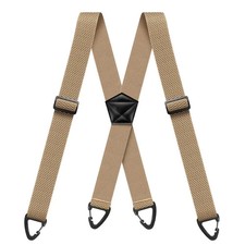 Suspenders for Men Heavy Duty, X Shape Back Hidden Suspender 1.5" Under Clothing