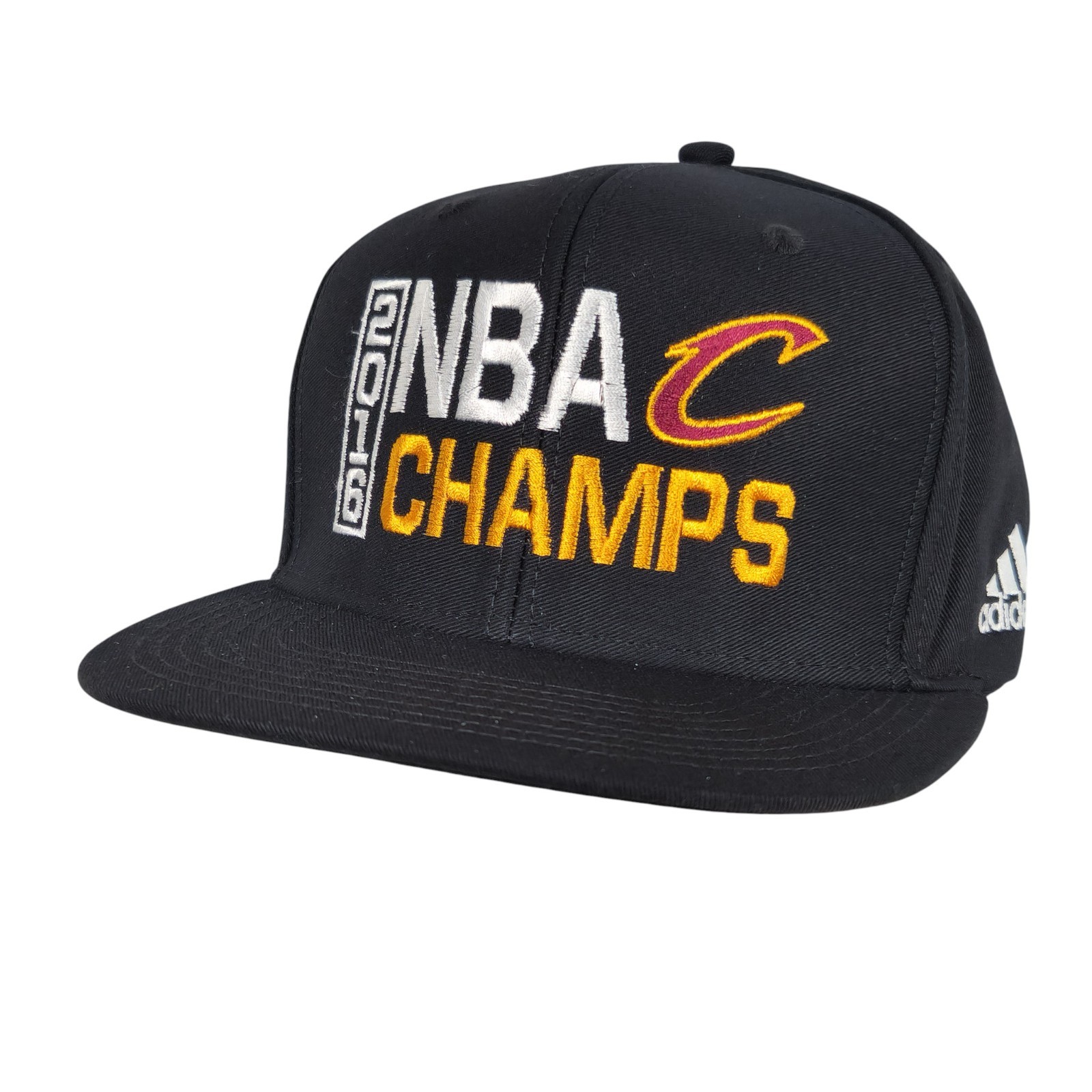 Adidas Cleveland Cavaliers 2016 NBA Champs Black Flat Bill S