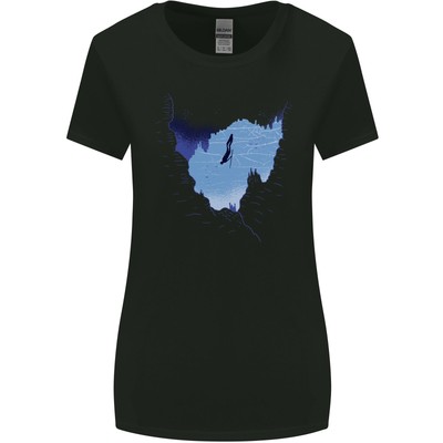 Freediving Diver Scuba Tauchen Damen Breiter Schnitt T-Shirt