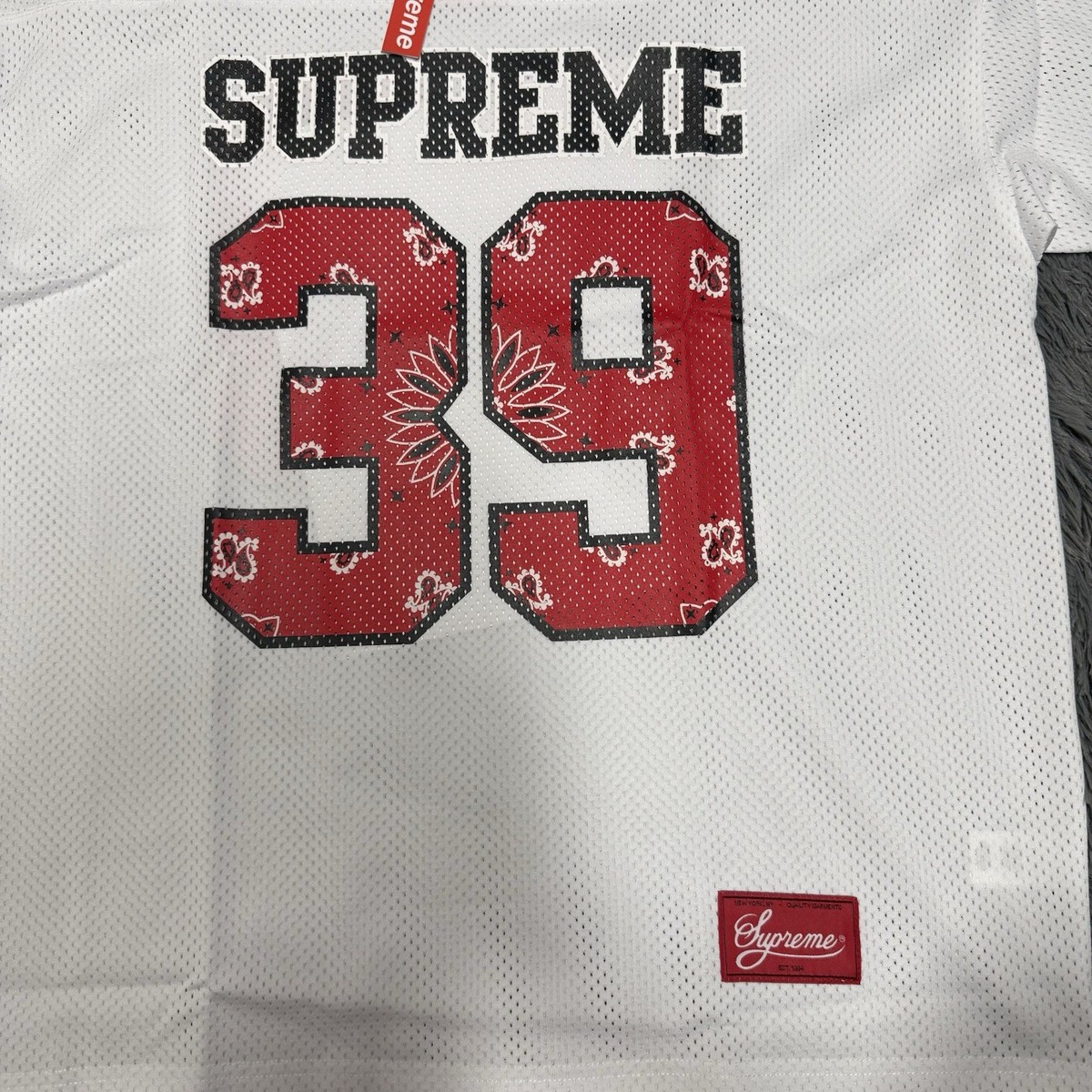 トップス Supreme Bandana Football Jersey XXL Supreme Bandana Football Jersey – Hidden Hype Clothing