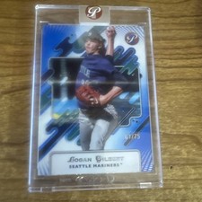 LOGAN GILBERT 2025 TOPPS PRISTINE BLUE #235 MARINERS 61/75
