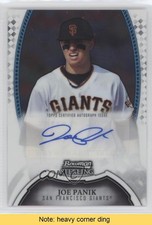 2011 Bowman Sterling Prospect Auto Joe Panik #BSP-JP Auto READ 0af