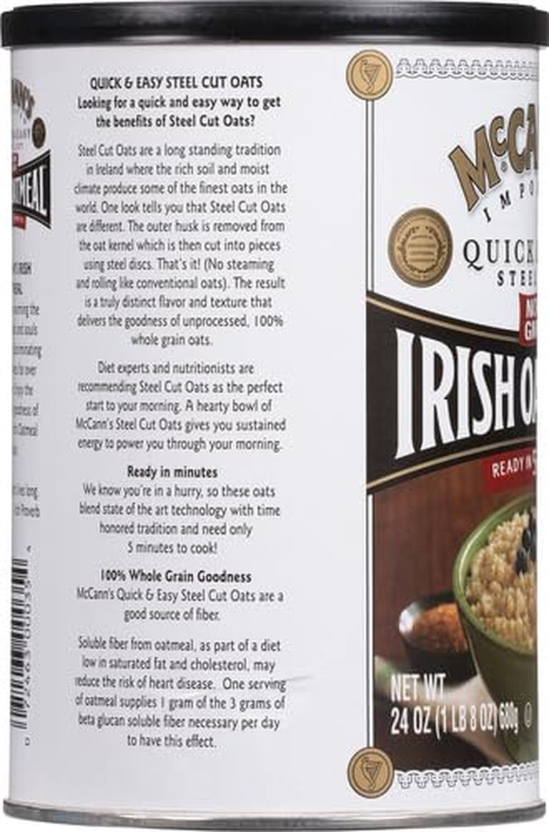McCann's Quick & Easy Steel Cut Irish Oatmeal, 24 Oz