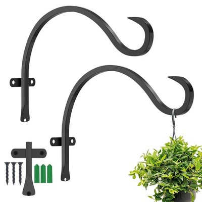 GameXcel 12 Inch Hanging Plant Hanger Indoor Outdoor Heavy-Duty Plant Bracket...