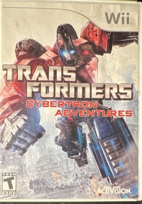Activision Transformers Cybertron Adventures Nintendo Wii 2010 Game 