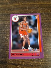 2021-22 Hoops Purple #240 Ayo Dosunmu RC Chicago Bulls Rookie