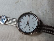 KEEP Collective charm Round Gold-Tone Watch with Woven Chevron Band — listing 5