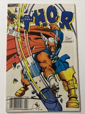 Thor #337 Signed Walt Simonson & John Workman 1st Beta Ray Bill Key Marvel
