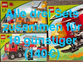 Lego Duplo Ville, Fire Engine, Vehicle, 4977, with Light and Sound Effect