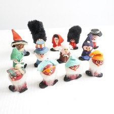 VTG Kelloggs Cereal Figurine Lot Gnomes Wizard British Guards Uncle Sam 13pc