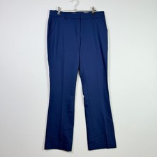 EXPRESS Navy Blue Columnist Barely Boot Mid Rise Dress Pants 6P