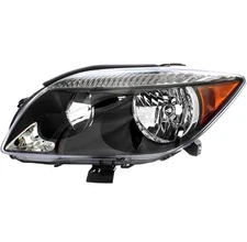 OE Style Replacement Grey Bezel Halogen Headlight Assembly