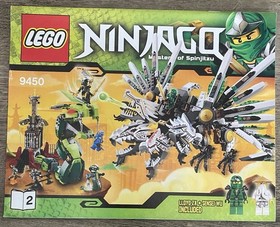 Lego 9450 Epic Dragon Battle Ninjago 100% Complete Rise of the Snakes Jay Wu