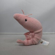 Jellycat - Sensational Shrimp - Tiny Plush Soft Toy 2.5" Pink Amuseable Seafood
