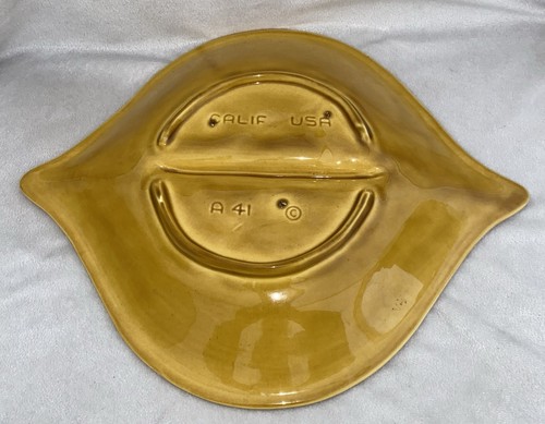 VINTAGE CAL USA KERAMIK ASCHENBECHER 10” X 12” A-41 - Bild 4 von 4