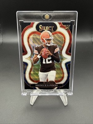 2025 Panini Select Shedeur Sanders RC Black Border Tri-Color Suite Level /199