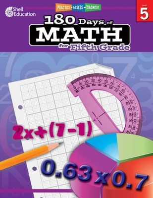 180 Days Math for Fifth Grade by Jodene Smith PAPERBACK 9781425808082