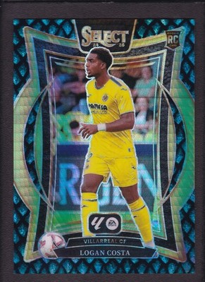 2024-25 LOGAN COSTA 05/28 PANINI SELECT LA LIGA TERRACE RC JADE DRAGON SCALE