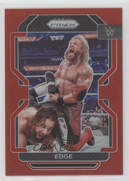 2022 Panini Prizm WWE Red Prizm 285/299 Edge #164 v7j