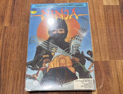 Mastertronic Ninja C64/128 Atari 400 800 XL And IBM PC Compatible