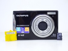 Olympus X-42 Black 12 MP Digital Compact Camera with Micro SD.